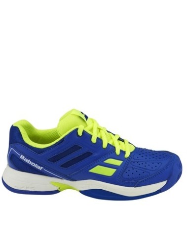 BABOLAT PULSION AC JR BLAUW GEEL 