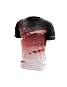 Camiseta Young Fresco 11 Crew Neck (Rojo) - Ideal para Estilo Casual y Deportivo 