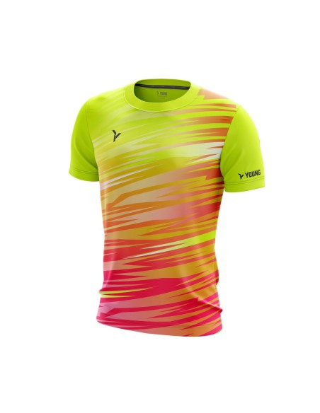 Camiseta Young Fresco 11 Cuello Redondo (Amarillo) 