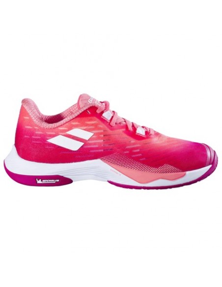 Badmintonschuh Babolat Shadow Tour 5 Women (Himbeere) 