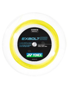 Cordage Badminton Bobine 200m - Yonex Exbolt 65 (Geel) 