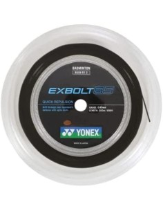 Snaar Badminton Spoel 200m - Yonex Exbolt 63 Zwart 