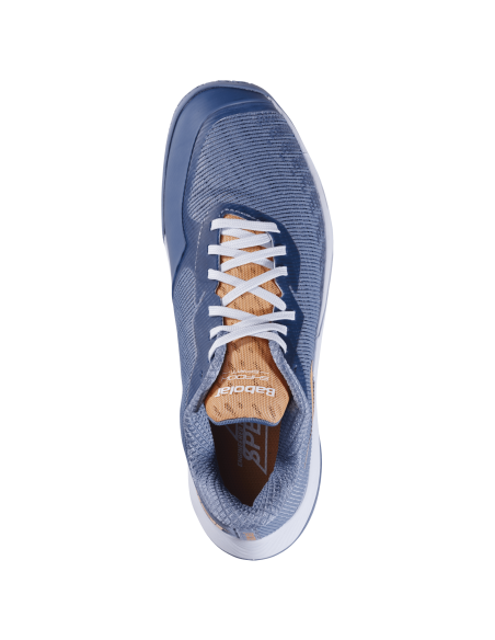 Babolat Shadow Spirit 2 Women Badminton Shoes (Grey-Coral) 