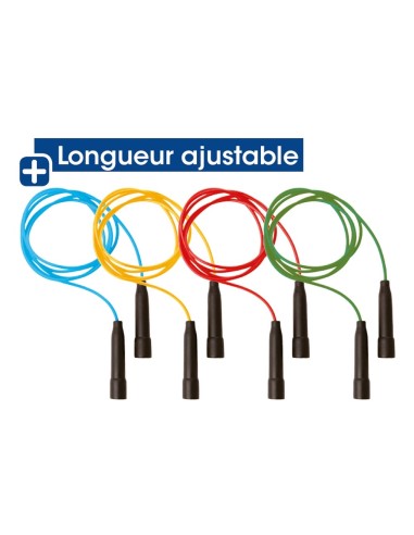 Corde a Sauter Ajustable - 2,20m bleu 