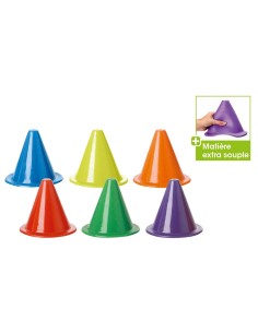 Cône extra-souple 18 cm Rouge 