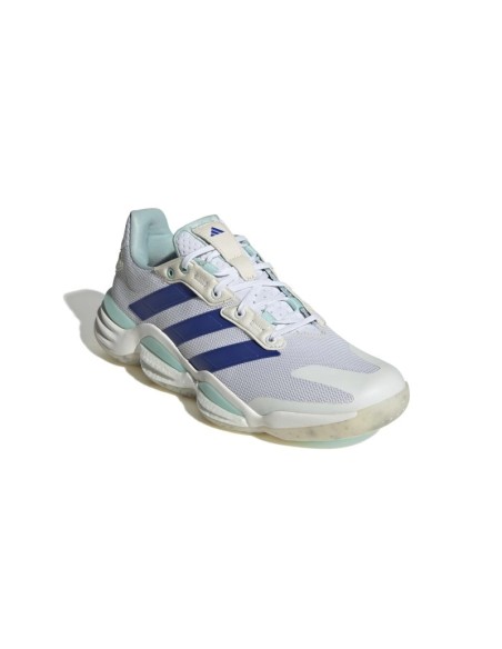 Zapatillas Adidas Stabil 16 Blanc/bleu - Optimizadas para el rendimiento en cancha 