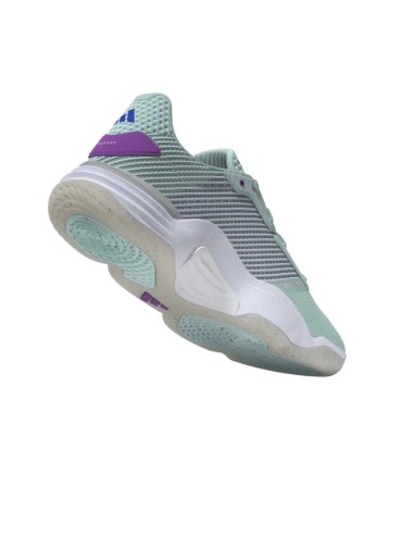 Chaussures Indoor Adidas Stabil 16 femme Bleu/Blanc/violet 