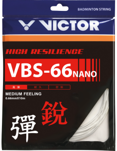 Set Cordage de bádminton Victor VBS-66N Blanco