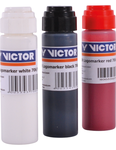 Victor White/Black/Red String Marker Pen 