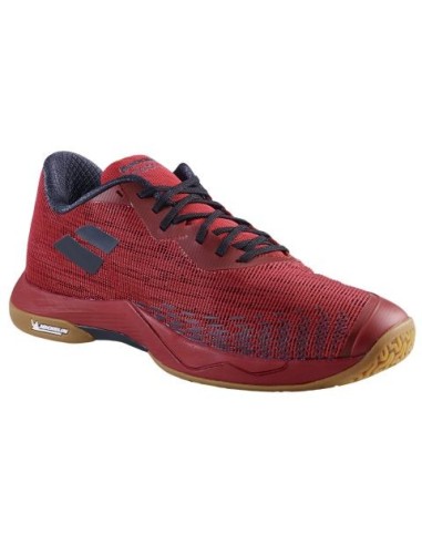Chaussures de Badminton Indoor Babolat Shadow Spirit 2 Homme Black/ Poppy red 