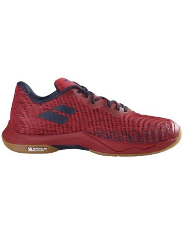 Babolat Shadow Spirit 2 Men's Indoor Badminton Shoes Black/Poppy Red 