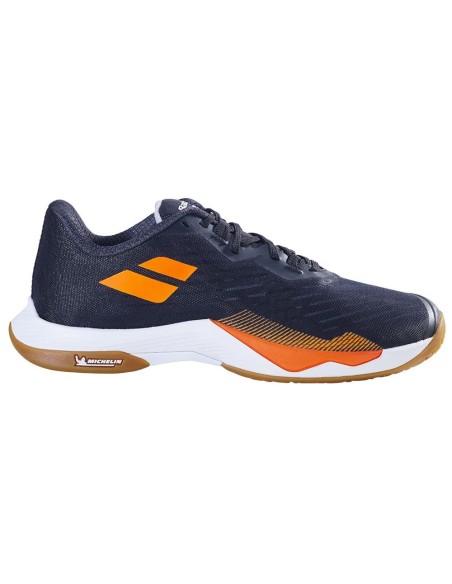 Babolat Shadow Tour 5 Men's Badminton Shoes (Black/Orange) 