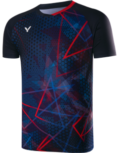 Camiseta Victor T-40001TD C Hombre Azul para mejorar tu rendimiento en la pista 