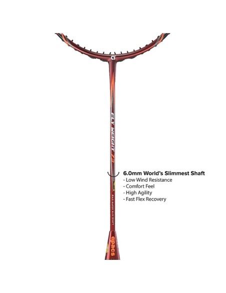 copy of Apacs Fly Weight 73 Black Badminton Racket (Unstrung) 6U