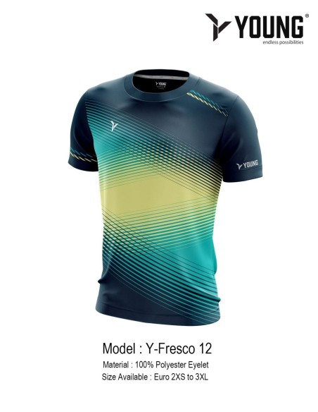 T-shirt Young Fresco 12 Crew Neck ( Navy )