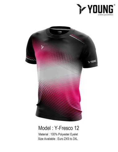 T-shirt Young Fresco 11 Crew Neck (Roze)