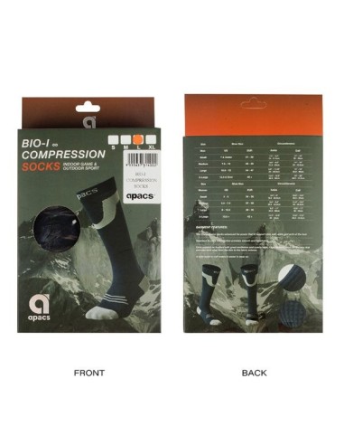 Chaussettes Bio Compression Apacs (Black) 