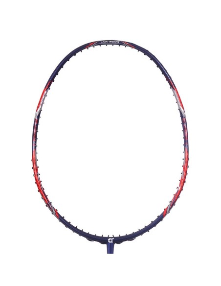 Raquette de Badminton Apacs Feather wt 55 Navy-Red (non cordée) 8U