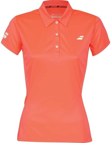 T-Shirt Babolat Dames Mouw Performance Rood
