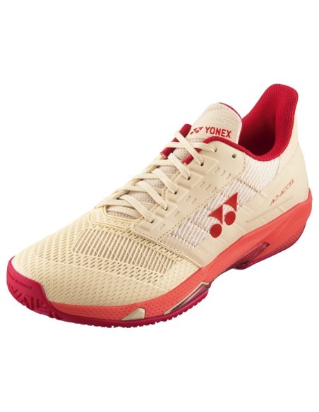 Chaussures de Tennis Yonex PC AD Accel All Court Femme (Beige) 