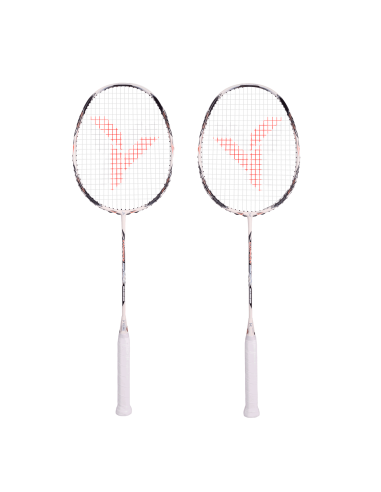 Badmintonschläger Young Passion 25 Weiß 4U 