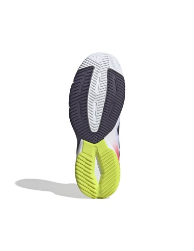 Zapatillas Adidas Crazyflight 5 W Blancas/Azules/Violetas 