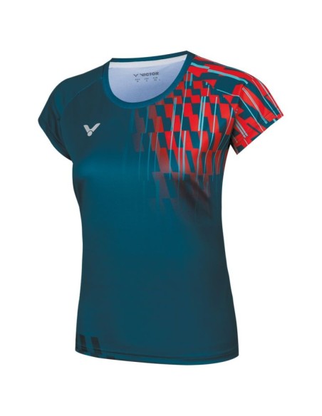 Camiseta Victor T-51001TD G Mujer Verde 2025 