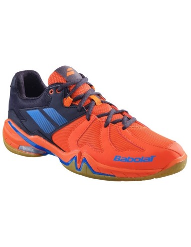 Chaussures Babolat Homme Indoor Shadow Spirit Noire-Rouge 