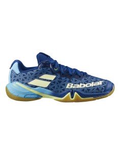 Babolat Damen Hallenschuhe Shadow Tour Blau/Gelb