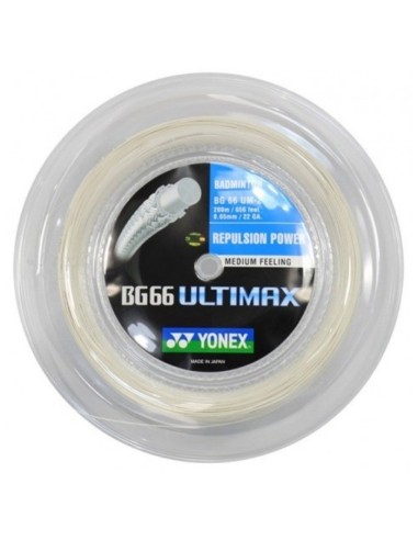 Cordage de badminton Yonex BG66 Ultimax (Bobine - 200m) 