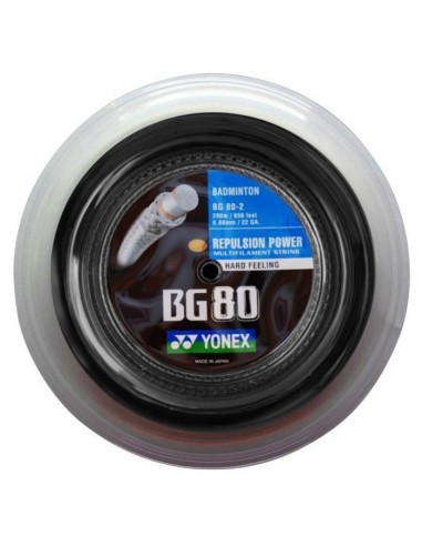 Yonex BG80 Badminton-Saite (200m Rolle) 