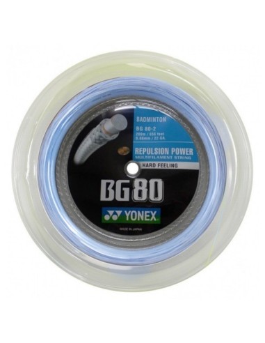 Cordage de badminton Yonex BG80 (Bobine - 200m)