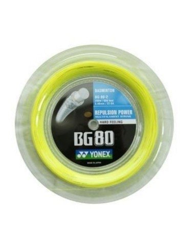 Yonex BG80 Badminton-Saite (200m Rolle) 