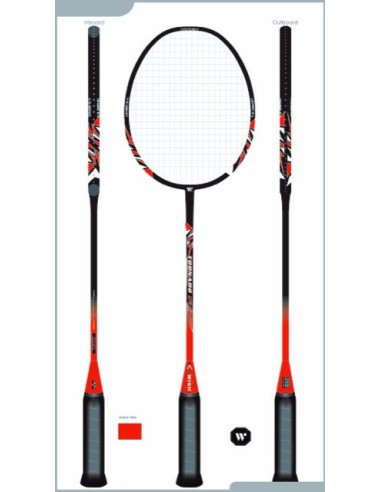 Wish Tornado 171 (3U) Badmintonschläger 