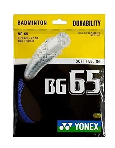 Badminton Touw Yonex Set BG65 voor optimale prestaties op de baan 