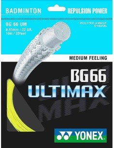 Cordaje de Bádminton Yonex Set BG66 Ultimax
