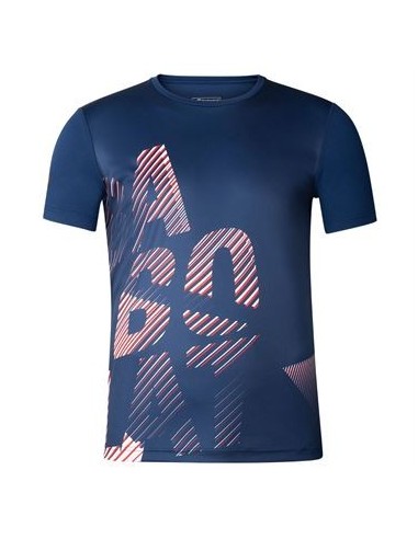 Tee-Shirt Babolat Homme Exercice Big Bleu 