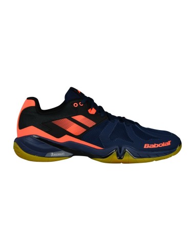 Chaussures Babolat Homme indoor Shadow Spirit gris-rouge