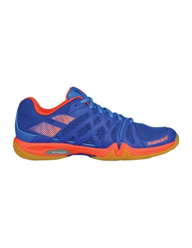 Chaussures Babolat Homme Indoor Shadow Team bleu orange 