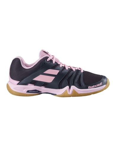 CHAUSSURES BABOLAT FEMME INDOOR SHADOW TEAM ROSE-VIOLET 