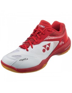 Yonex Heren PC-65 Z2 Wide White-Red Tennisschoenen 