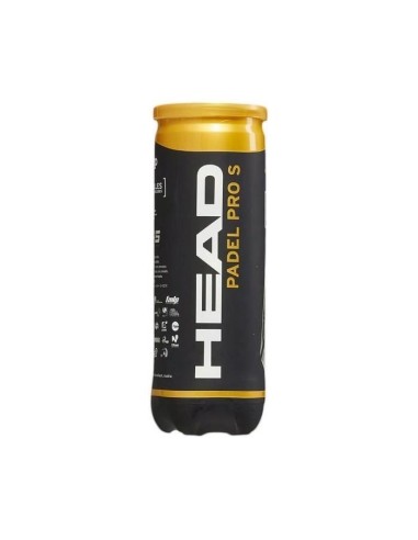 HEAD PADEL PRO S 3 BALLES 