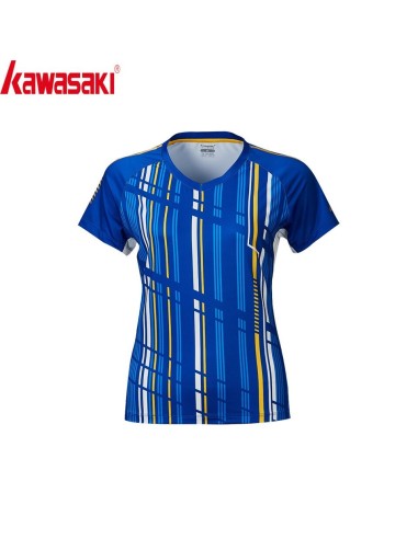 T-Shirt Kawasaki Femmes ST-R2206 Blue 