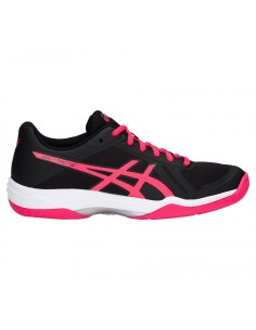 ASICS GEL TACTIC DAMES ZWART/ROZE 