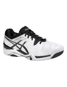 ASICS GEL RESOLUTION 6 HERREN WEISS/SCHWARZ/SILBER 
