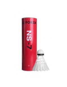 Volants de badminton Plastique forza N-7 blanc