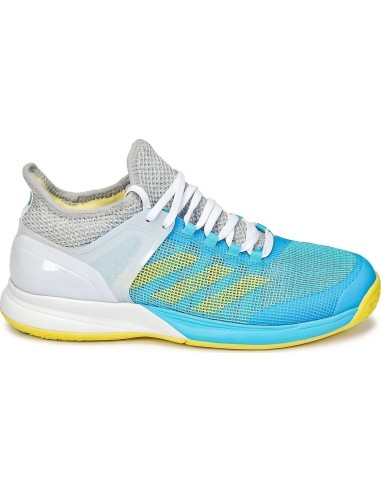 Adidas Men's Tennis Shoes Adizero Ubersonic 2 OC Blue/White 