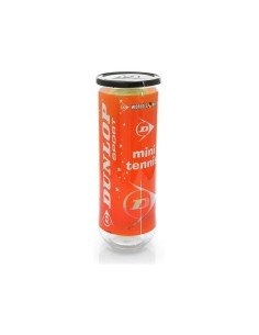 Tubo de 3 Pelotas de Mini Tenis DUNLOP