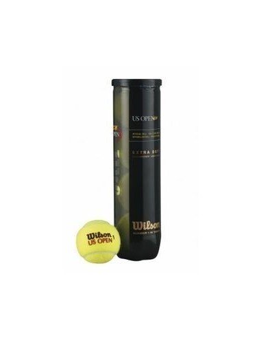Balles de Tennis Wilson US Open (Tubo de 4 Balles) 