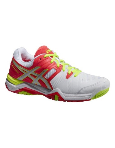 ASICS GEL CHALLENGER 10 DAMES WIT/KORAAL 